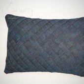 Denim Herringbone Pillow