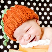 pumpkin crochet hat