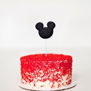 Mickey Mouse & Sprinkles Smash Cake