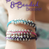 Braided & Beaded Bracelet