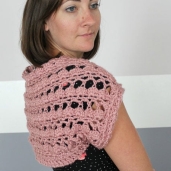 Lacy Shell Stitch Shrug Crochet Pattern