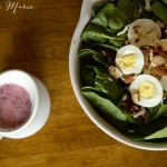 Spinach Salad with Vinaigrette Dressing