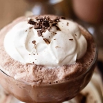 Frozen Hot Chocolate - in an ice cream maker