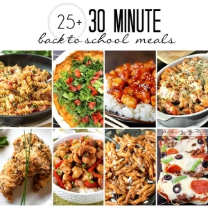 30 minute back to school meals