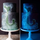 The Good Dinosaur Glow in the Dark Cake Tutorial