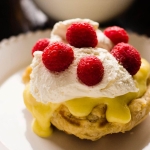 Lemon Curd Raspberries Liege Waffle Recipe