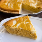 Cheesecake swirl Pumpkin Pie Recipe