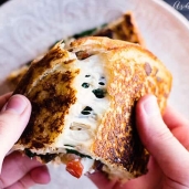 Chicken Mediterranean grilled cheese - 11 grilled cheese recipes