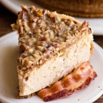 Maple Bacon Cheesecake recipe with a video tutorial