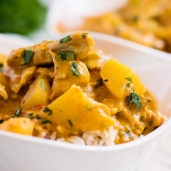 Instant Pot Coconut Curry Chicken recipe and video