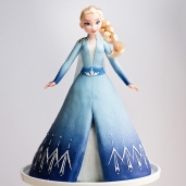 Frozen 2 Elsa Princess Cake Video Tutorial