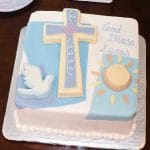 first communion carved cake