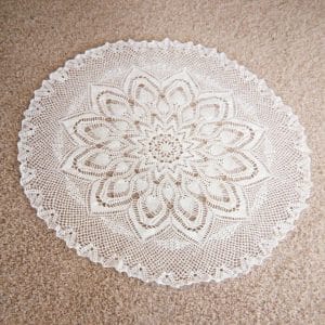 Thread Crochet tablecloth
