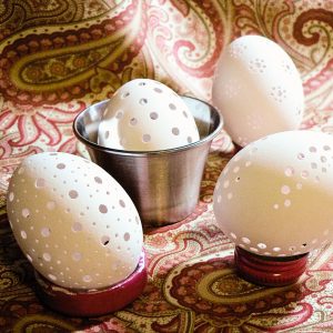 “Holey” Egg decorations!