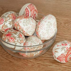 Fabric Easter eggs!