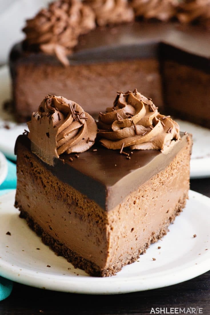 Chocolate Cheesecake - Ashlee Marie - real fun with real food