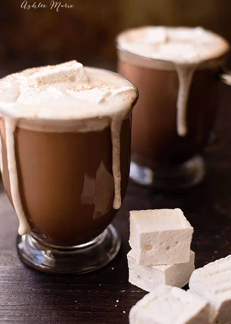 It does not get much better than hot chocolate, esp topped with fresh whipped cream or homemade marshmallows