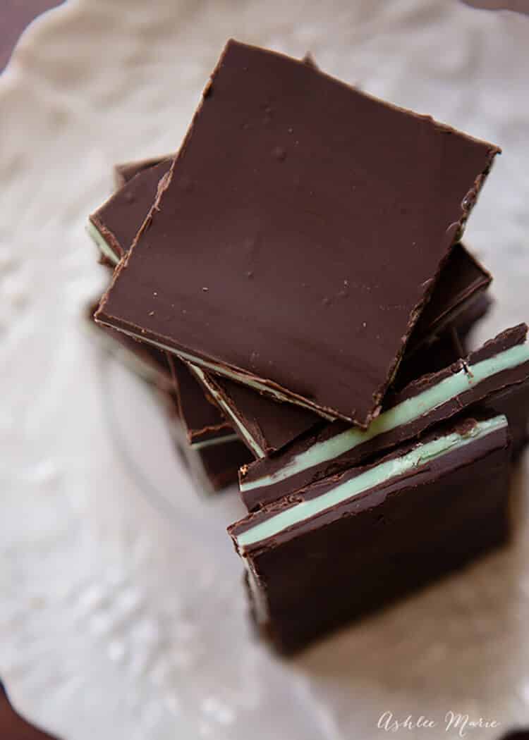 homemade andes mints are easy and everyone loves them