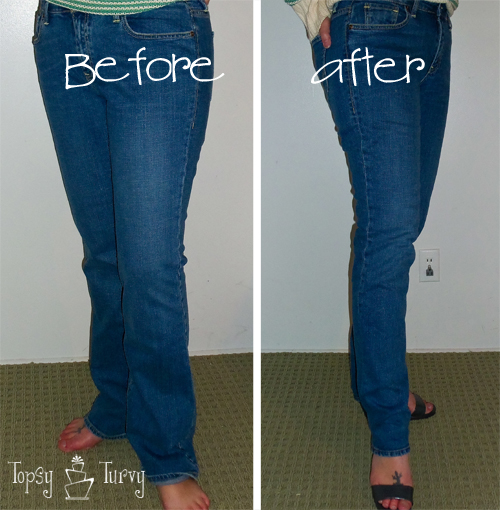 upcycled-bootcut-to-skinny-jeans