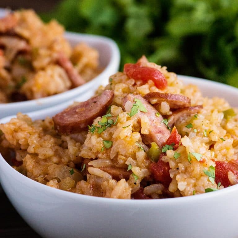 Rice Cooker Sausage Jambalaya Recipe Ashlee Marie real fun with