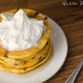 Pumpkin Chocolate Chip Pancakes