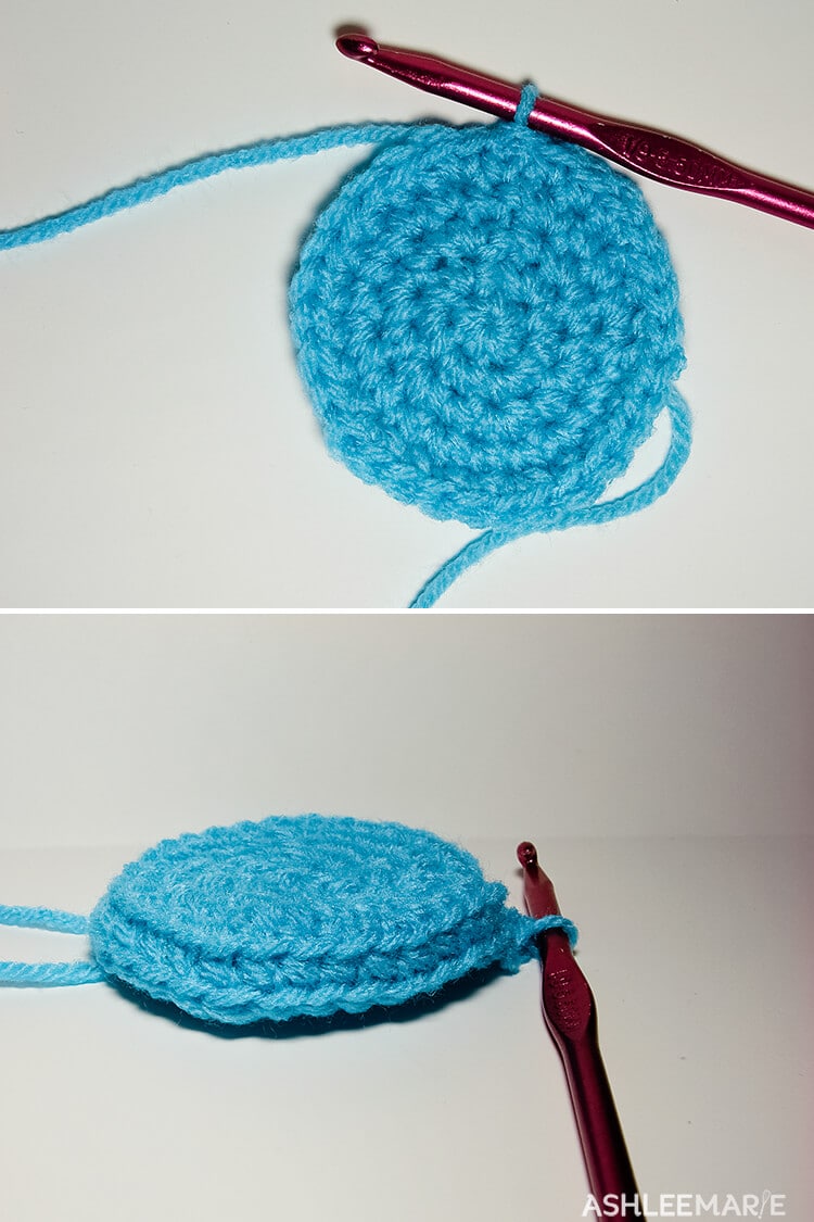starting the crochet top hat free tutorial