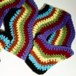 easy striped chevron scarf