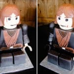 lego anakin skywalker carved cake