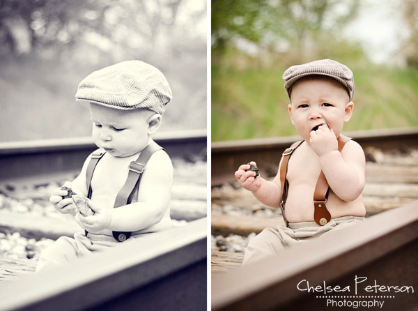 baby boy 6 month photo shoot
