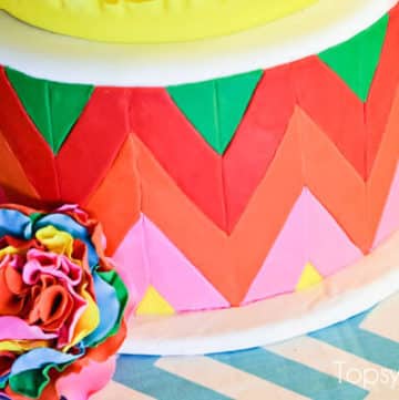 Cinco de Mayo fondant cake