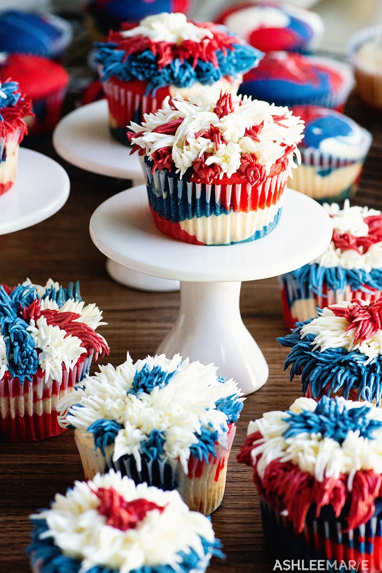4th of July cupcake recipes