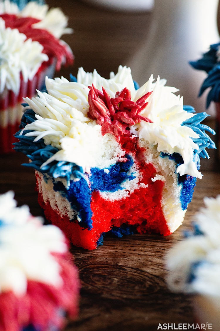 4th of July cupcakes