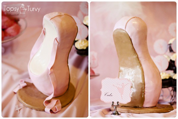 ballet-birthday-party-cake-pointe-shoe