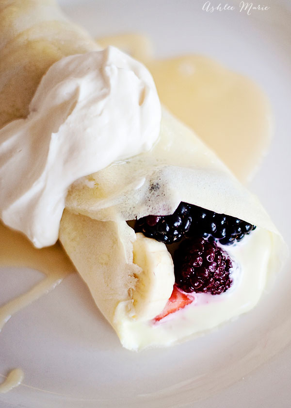 everyone loves crepes and this tart cream cheese filling is perfection