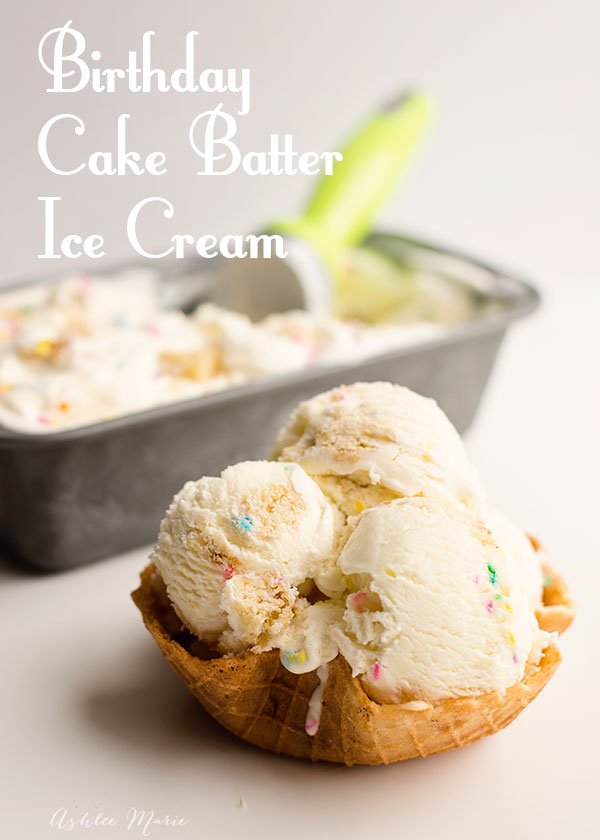 one of my favorite desserts, ice cream, add cake mix, chunks of cake and sprinkles.