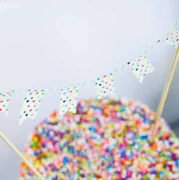 Cake Mix & Sprinkles Washi Tape decorations