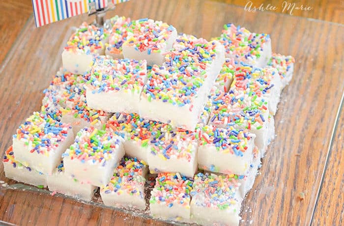 cake mix and sprinkles marshmallows