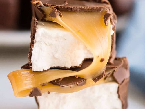 Not So Humble Pie: Caramel Wrapped Marshmallows