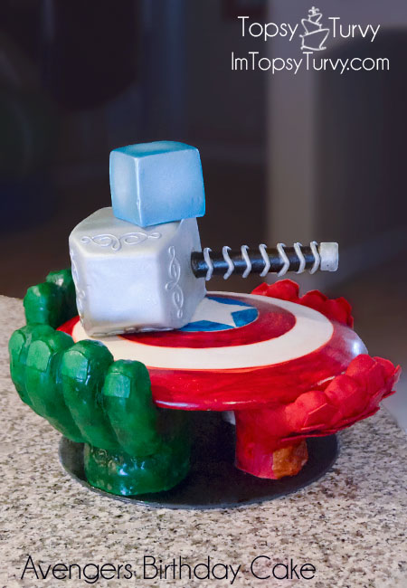 avengers-carved-birthday-cake-shield-hammer-glove-Tesseract