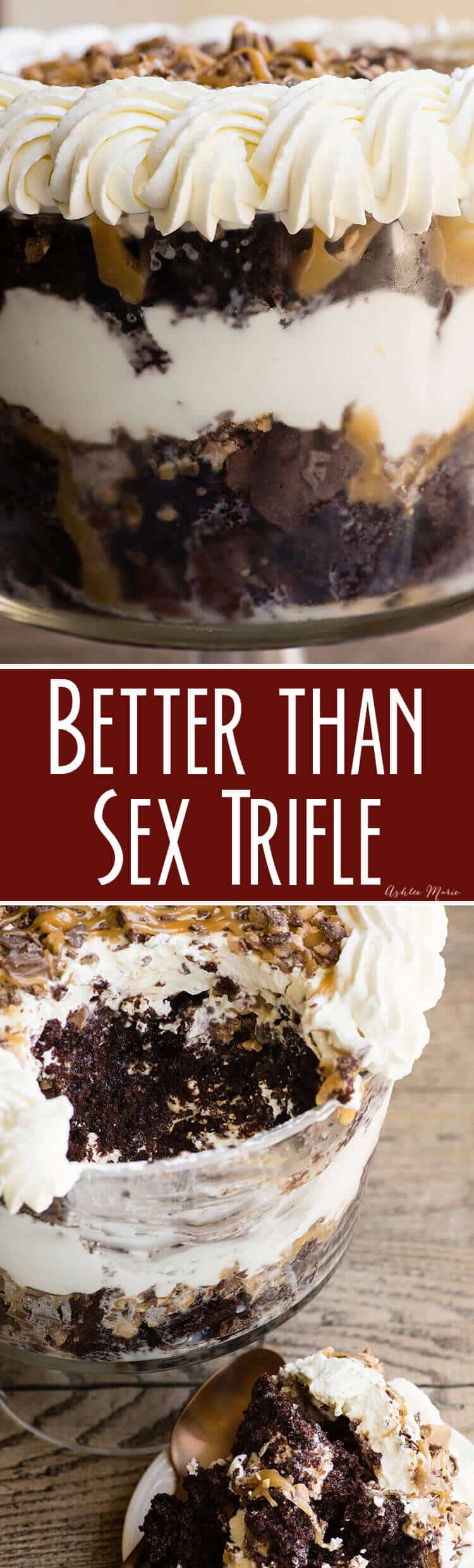 ooey gooey deliciousness that's easy to make - better than sex trifle