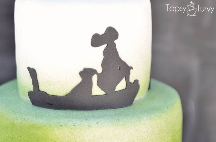 captain-hook-tigerlily-silhouette-shadow-ombre-fondant-birthday-cake