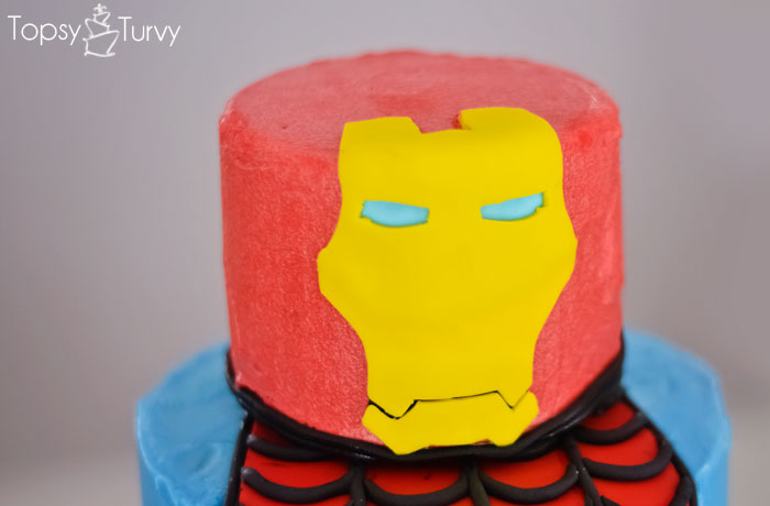 super-hero-buttercream-cake-fondant-iron-man