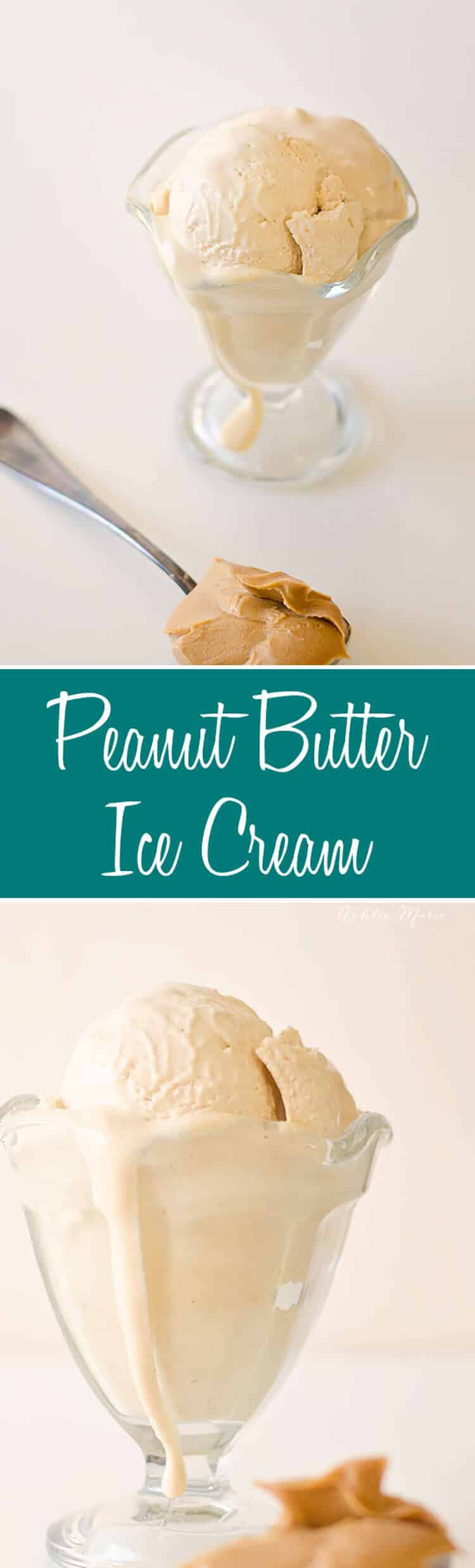 this creamy peanut butter ice cream is always a huge hit. I get requests for it all the time