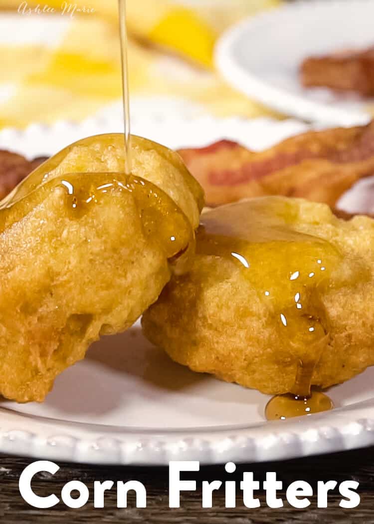 corn fritters and bacon - my favorite breakfast - video tutorial