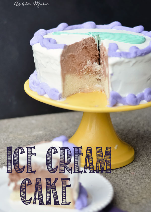 making your own ice cream cake is easy and delicious, come get a full tutorial