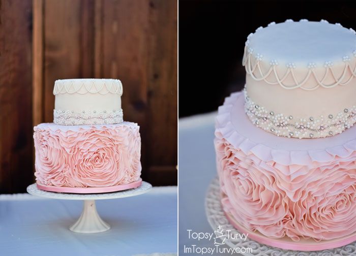 fondant-ruffled-rosette-wedding-cake