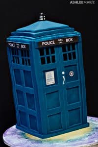 Tardis Cake Tutorial - Ashlee Marie - real fun with real food