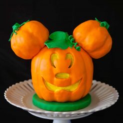 Jack O Lantern Mickey Mouse Cake Video Tutorial