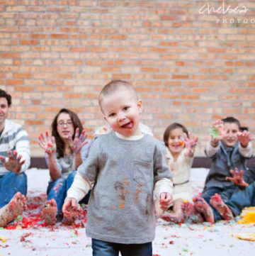 Family photography – smash cake session