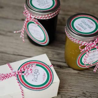 Neighbor Christmas gifts labels – free printables